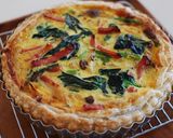 A picture of step 5 of Easy Quiche with Frozen Puff Pastry.
