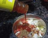A picture of step 3 of Singhada Chaat.