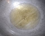 A picture of step 1 of Mutton kadahi.