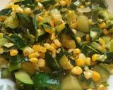 A picture of step 6 of Sautéed Zucchini And Corn.