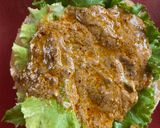 A picture of step 6 of Amaranth Burger.