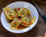 A picture of step 10 of Chicken Chilli Wantons or Dumplings.