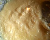 A picture of step 3 of Dryfruit Saffron kalakand.