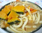 A picture of step 6 of Warm and Comforting Kabocha Squash Houtou (Udon Noodle Soup).