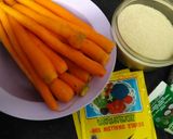 Foto langkah ke 1 dari resep Puding wortel.