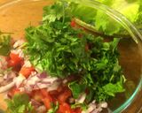 A picture of step 2 of Bean Salad.