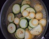 A picture of step 6 of Skillet zucchini and yellow squash.