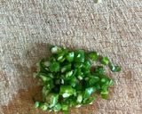 A picture of step 1 of Cucumber Mint Raita.