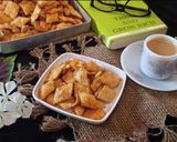 A picture of step 5 of Spicy Namakpara in 30 minutes for tea time snack.