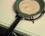 A picture of step 3 of Blintzes with Cheese.