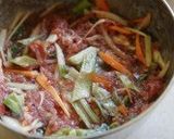 A picture of step 5 of A Korean Recipe From My Omoni (Mother): Bulgogi.