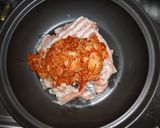 A picture of step 3 of Kimchi Hot Pot Sundubu Jjigae Style.