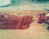 A picture of step 2 of Speck Carbonara.