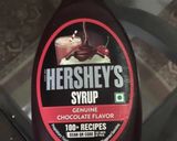 A picture of step 1 of Hershey’s Cold cocoa.