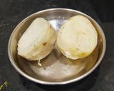 A picture of step 1 of Aloo Paratha.