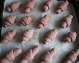 A picture of step 10 of Butter Rolls filled with Purple Sweet Potato.