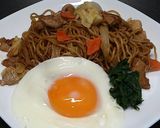 A picture of step 8 of Super Easy Tips for Store-Bought Instant Yakisoba.