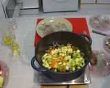 Foto del paso 1 de la receta: Pisto con bacalao confitado