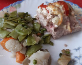 Foto del paso 7 de la receta: Solomillo de cerdo con rulo de cabra en airfryer