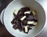 A picture of step 2 of Microwave Brownies Made in a Silicone Steamer Case.
