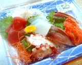 A picture of step 3 of Simple Temari Sushi Using a Pack of Sashimi.