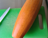 Foto del paso 1 de la receta: Crema de calabacita naranja