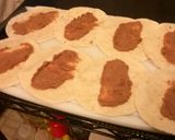 A picture of step 3 of Hot Dog Enchiladas.