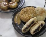 A picture of step 7 of Okara Mochi with Rice Bran.