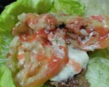 Foto del paso 13 de la receta: Hamburguesa🥬🍔🧆sin pan🥩🍅🧅