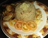 Foto langkah ke 2 dari resep Nasgor simple & Kerupuk terong.