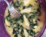 Foto del paso 3 de la receta: Morrón relleno de Espinaca, queso y huevos