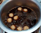 A picture of step 6 of Chocolate Roshogolla.