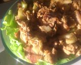 A picture of step 3 of Grilled Eggplant x tuna.
