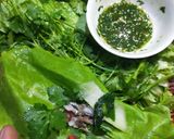 Hình bước làm 4 của món Cá nục lên núi