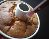 A picture of step 3 of My Way to Remove a Chiffon Cake From the Pan.