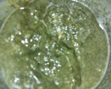 A picture of step 4 of Green Amarnath leaves sabzi.
