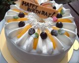 A picture of step 8 of Chiffon Cake Decoration.