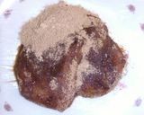 A picture of step 4 of Kinako, Cocoa & Coffee Mochi in the Microwave Like It's Freshly Pounded.