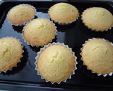 A picture of step 3 of Honey Madeleines.