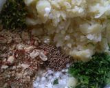 A picture of step 1 of Sabudana chilla.