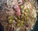 A picture of step 1 of Ham, Eggs and Udon Noodles.