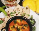 A picture of step 2 of Arbi curry.