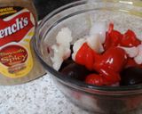 A picture of step 2 of My Pickled Red Pepper Mustard Salad ☺.