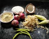 केळफुलाची पानगी (खोल्यातली केळ फुलाची रोटी)(kel-fulachi pangi recipe in marathi) रेसिपी स्टेप 1 फोटो 