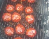 A picture of step 6 of Bacon wrapped cheese stuffed meatballs.