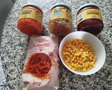 Foto del paso 1 de la receta: Ensalada de Pasta de Lentejas, Maíz Dulce, Zanahorias, Remolacha y Ensalada China, Aliñar a tu Gusto