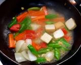 รูปขั้นตอนการทำที่ 4 ของ กุ้งเต้าหู้ ผัดถั่วลันเตา