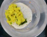 A picture of step 5 of Ulta Vada pav.