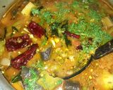 A picture of step 11 of Sambar recipe.