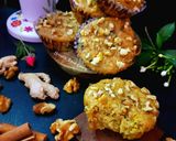 A picture of step 6 of Whole wheat Walnut, Ginger & Jaggery Muffin Eggless.